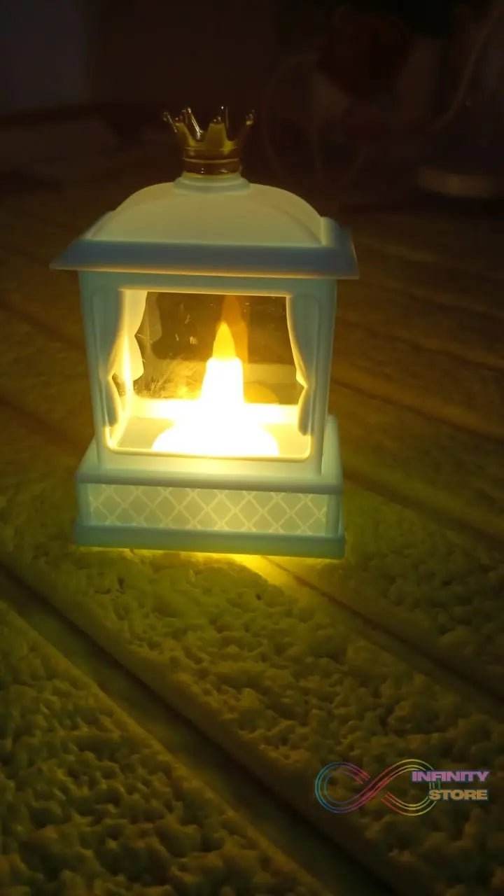 Acrylic Battery Operated Mini Square LED Lantern (1Pc) - infinityexculsivestore.com
