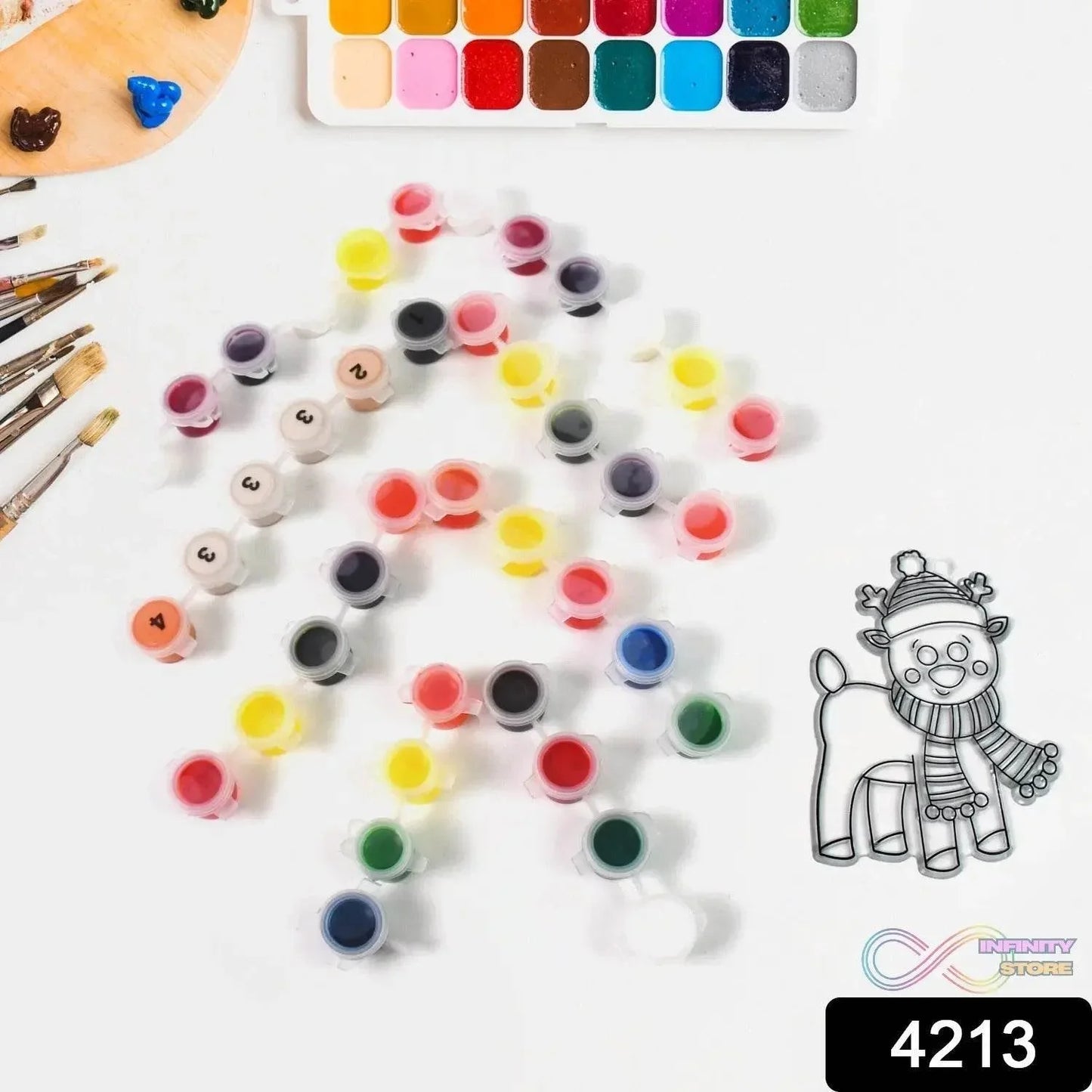 Acrylic Paint Color Kits 1 Set, Multi Color (1 Set) - infinityexculsivestore.com