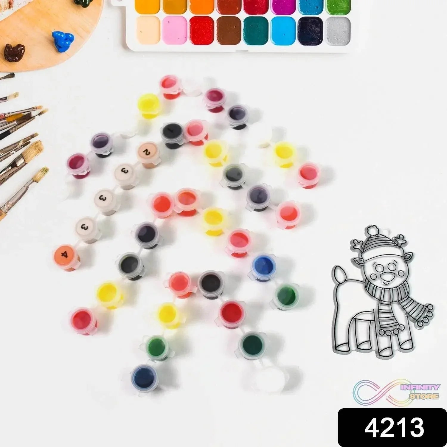 Acrylic Paint Color Kits 1 Set, Multi Color (1 Set) - infinityexculsivestore.com