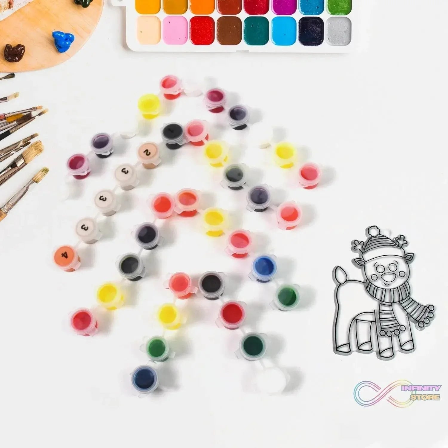 Acrylic Paint Color Kits 1 Set, Multi Color (1 Set) - infinityexculsivestore.com