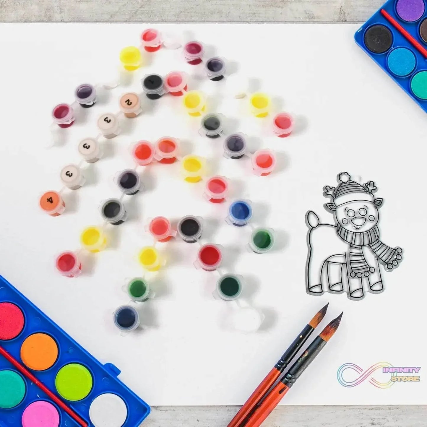Acrylic Paint Color Kits 1 Set, Multi Color (1 Set) - infinityexculsivestore.com