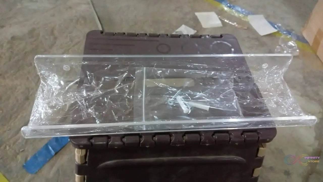 Acrylic Shelves, Clear Shelves Wall Mounted (38×11 Cm / 1 pc / With 2 Screw) - infinityexculsivestore.com