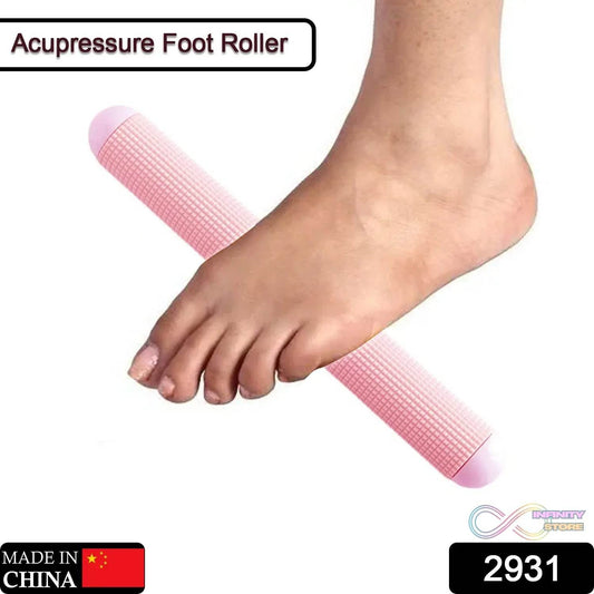 Acupressure Foot Roller Plastic With Massager Multicolor Plain Relief And Body Care - infinityexculsivestore.com