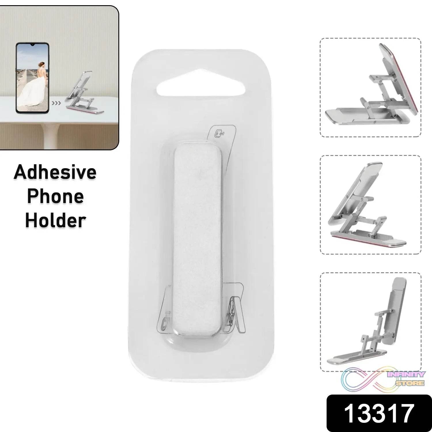 Adhesive Folding Bracket Phone Stand (1 Pc) - infinityexculsivestore.com