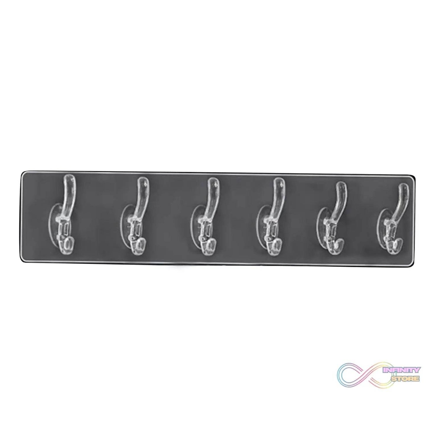 Adhesive Golden & Transparent Heavy Duty Wall Hook - infinityexculsivestore.com