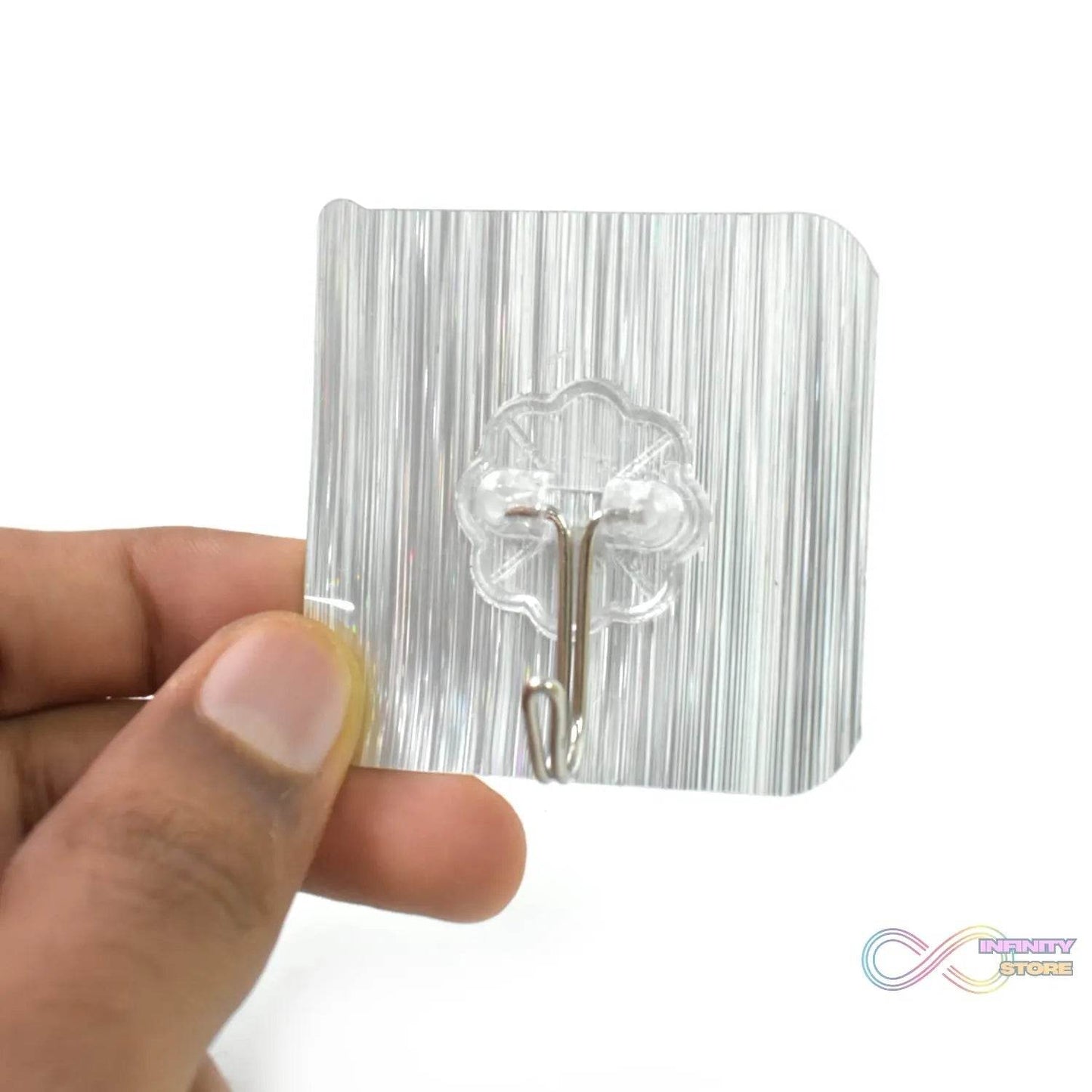 Adhesive Heavy-Duty Hooks for Kitchen and Bathroom ( 1 Pc ) - infinityexculsivestore.com
