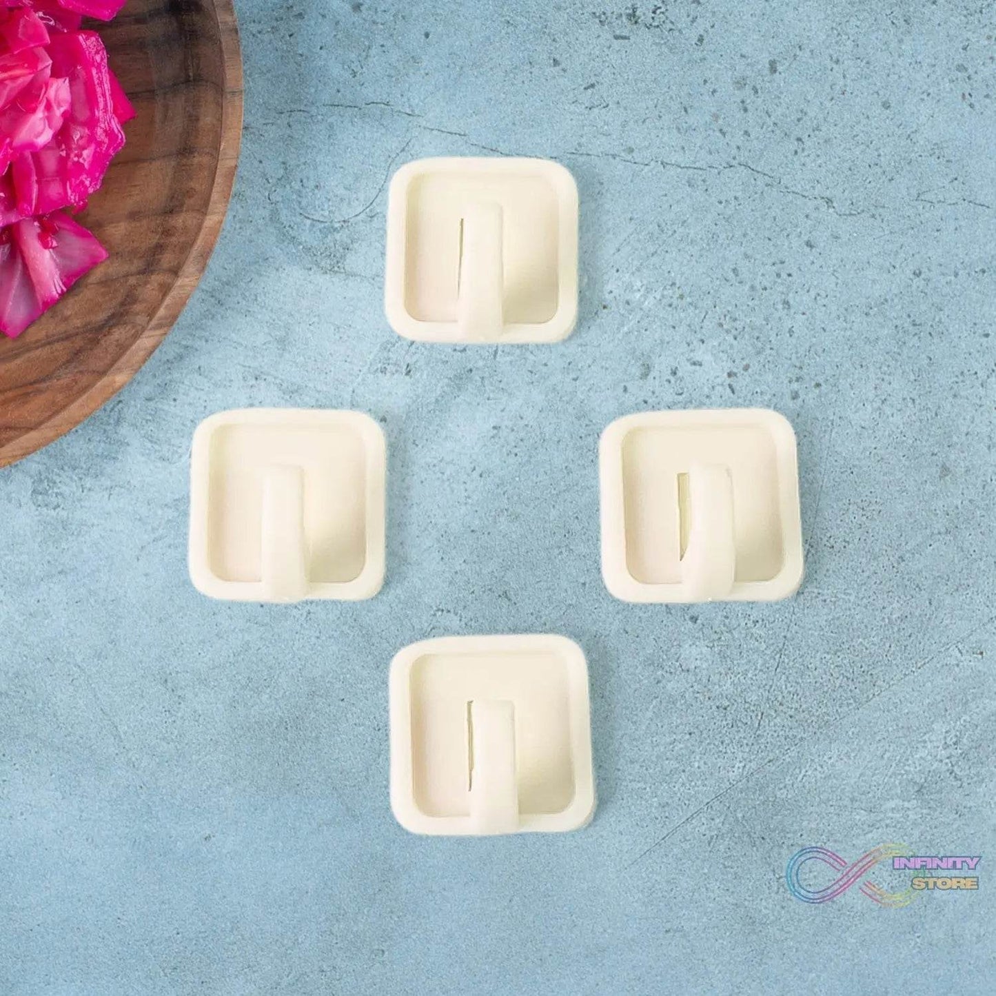 Adhesive Hooks for Wall Hanging Clothes Strong Adhesive Hooks (9 pcs Set) - infinityexculsivestore.com