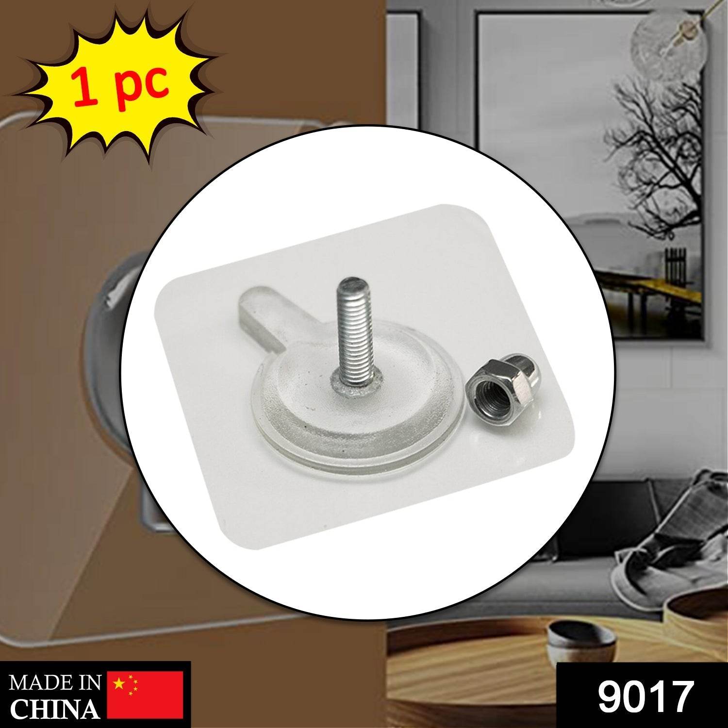 Adhesive Screw Wall Hook used in all kinds of places including household and offices for hanging and holding stuffs etc. - infinityexculsivestore.com