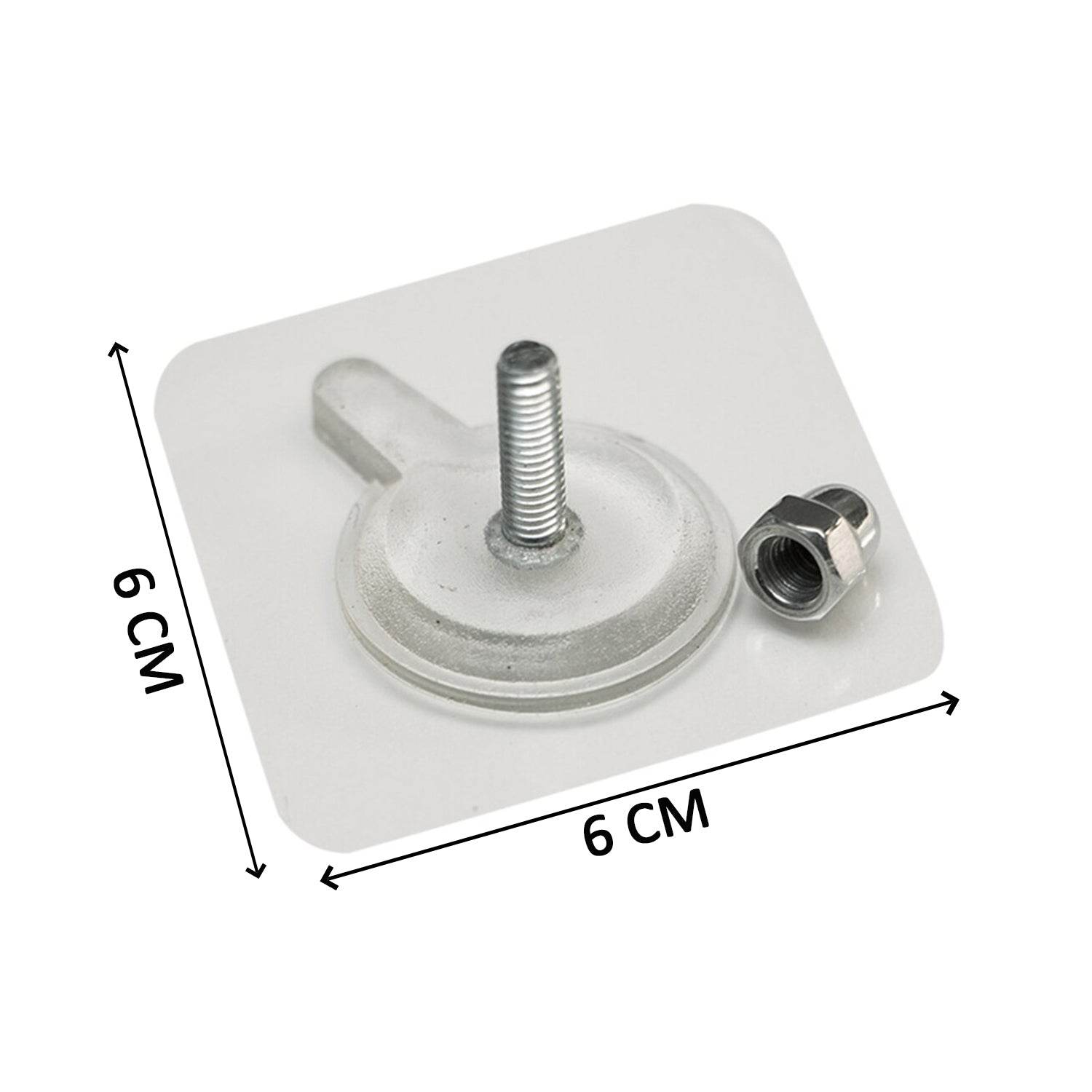 Adhesive Screw Wall Hook used in all kinds of places including household and offices for hanging and holding stuffs etc. - infinityexculsivestore.com