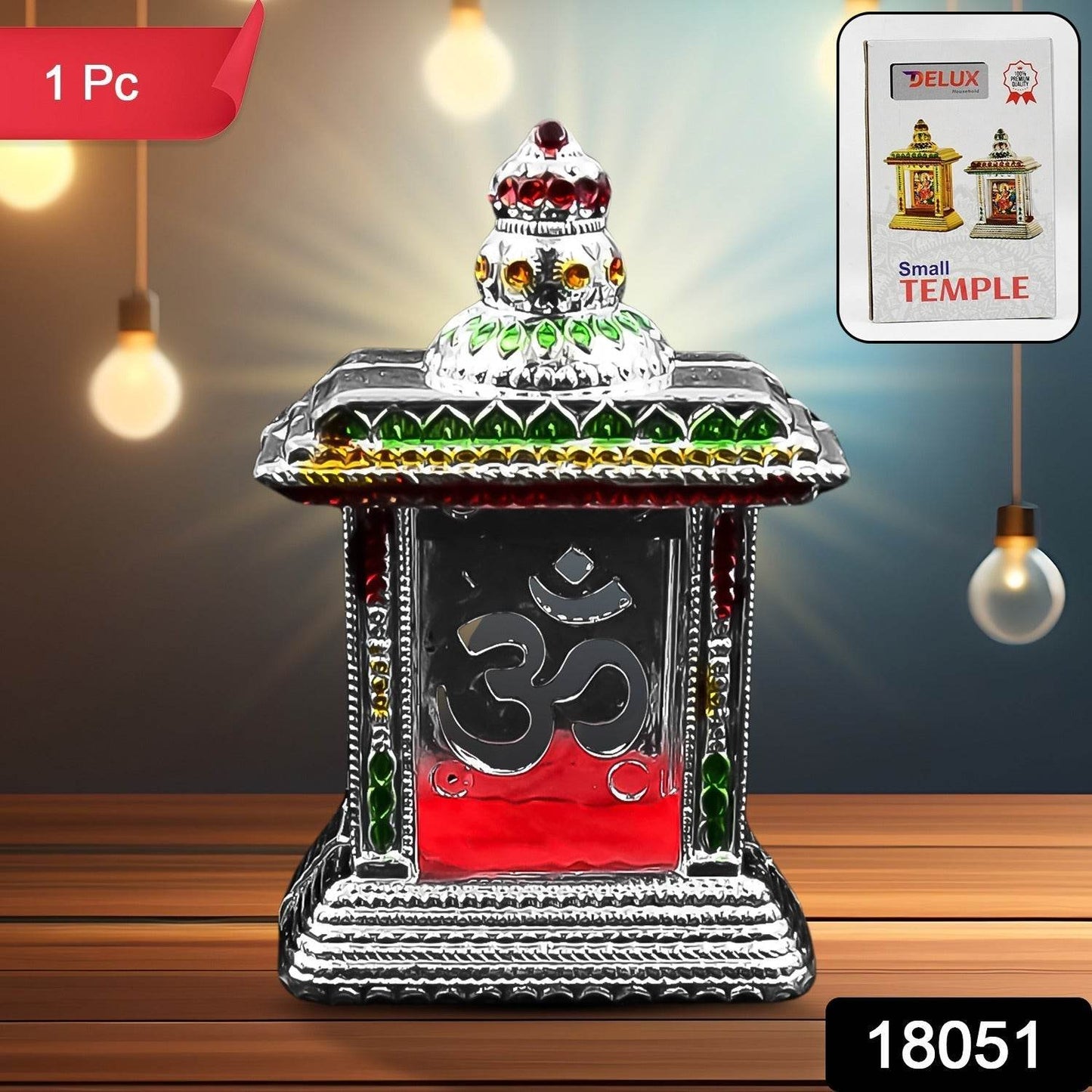 Adhesive Small Om Temple, Car Dashboard Temple (1 Pc) - infinityexculsivestore.com