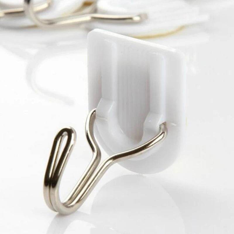 Adhesive Sticker ABS Plastic Hook Towel Hanger for Kitchen / Bathroom - infinityexculsivestore.com