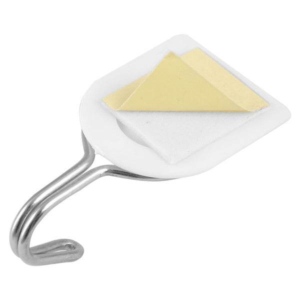 Adhesive Sticker ABS Plastic Hook Towel Hanger for Kitchen / Bathroom - infinityexculsivestore.com