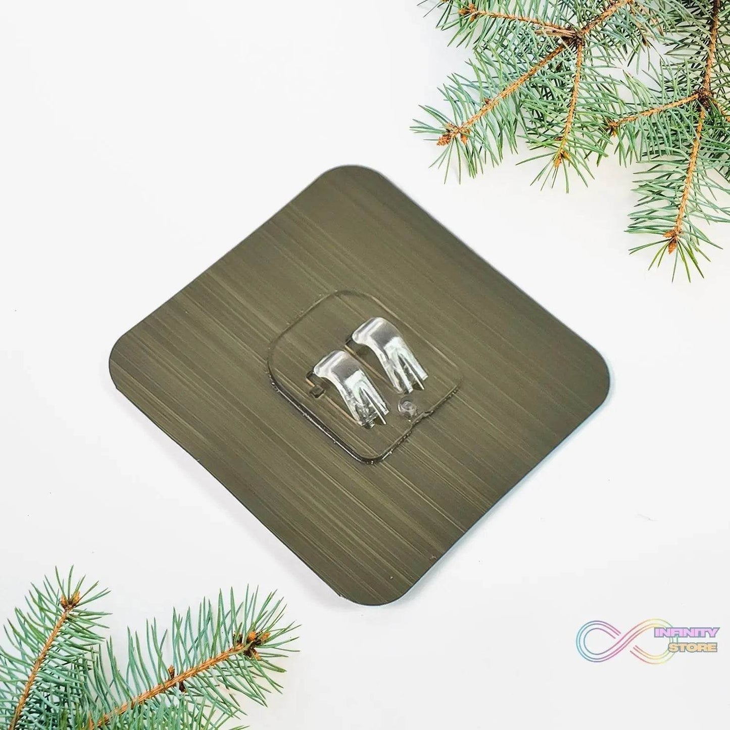 Adhesive Sticky Waterproof and Oil Proof, Reusable Wall Utility Seamless Wall Hook (1 Pc) - infinityexculsivestore.com
