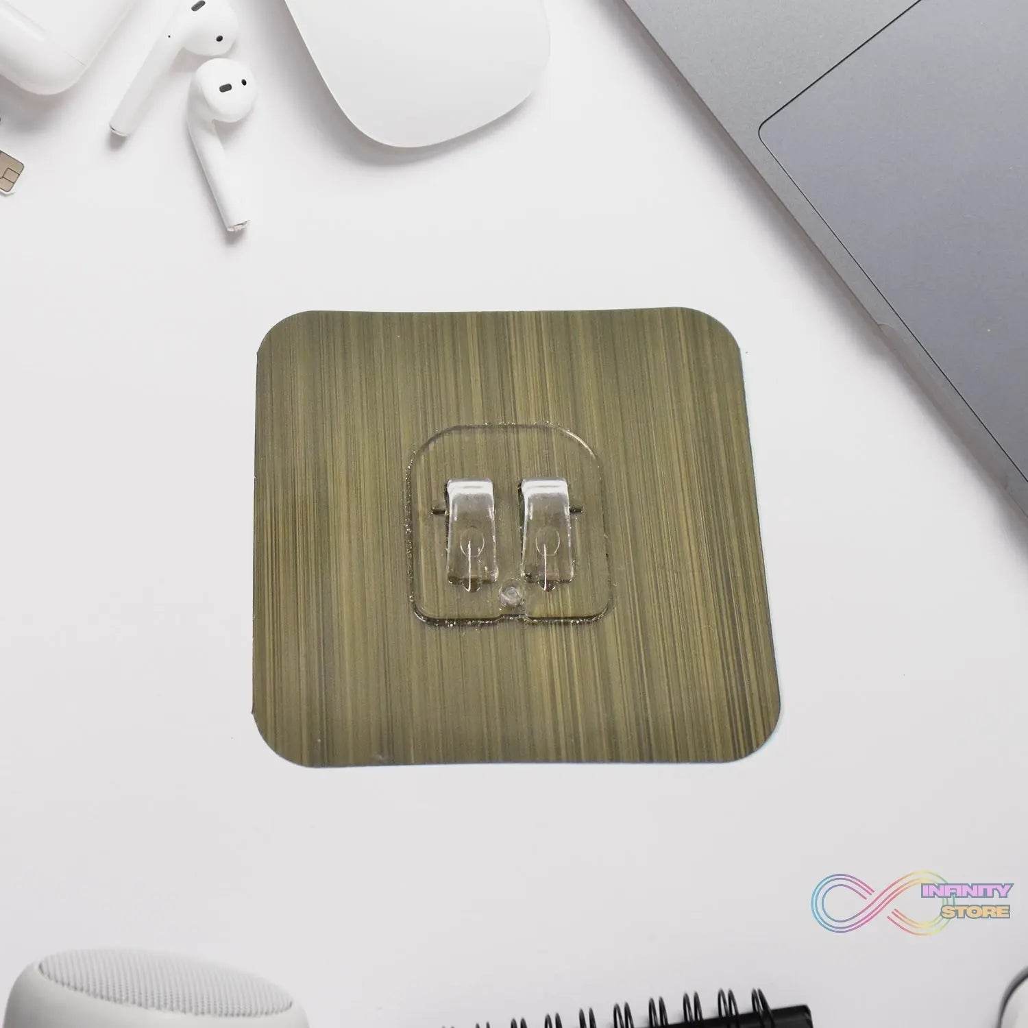 Adhesive Sticky Waterproof and Oil Proof, Reusable Wall Utility Seamless Wall Hook (1 Pc) - infinityexculsivestore.com