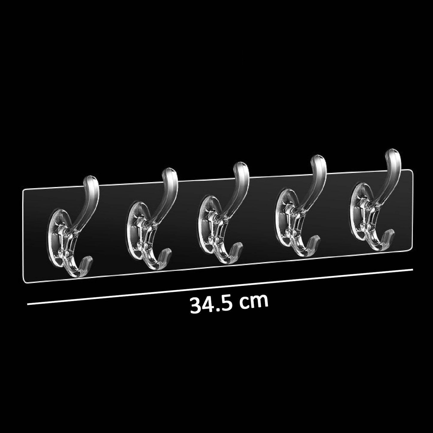 Adhesive Transparent Heavy Duty Wall Hook - infinityexculsivestore.com