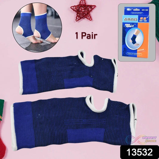 Adjustable Ankle Support Brace Cap Wrap Pad (1 Pair) - infinityexculsivestore.com