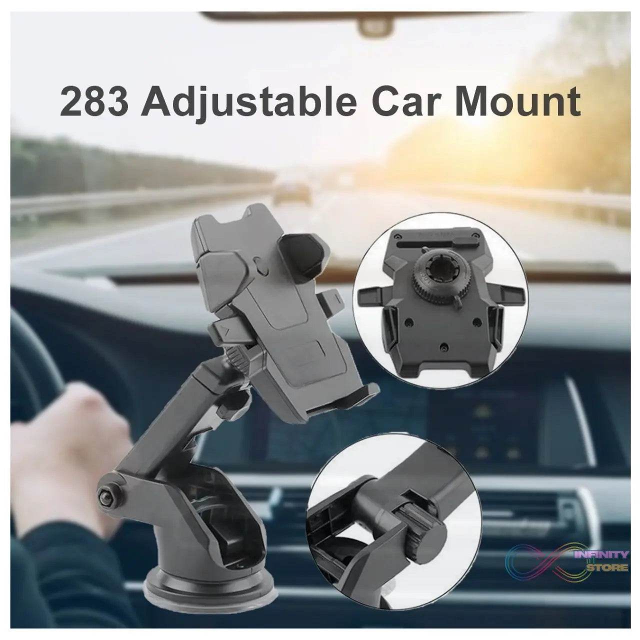 Adjustable Car Mount (Multicolour) - infinityexculsivestore.com