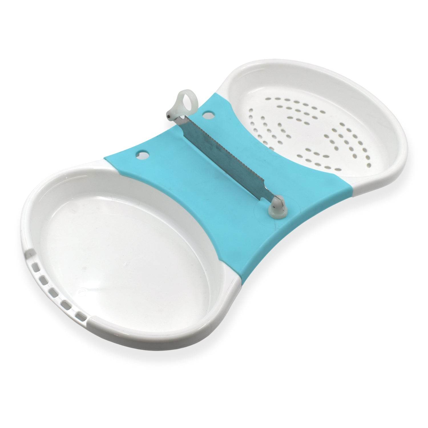 Adjustable Cut N Wash used in all kinds of household and kitchen purposes for cutting and washing simultaneously of vegetables and fruits etc. - infinityexculsivestore.com