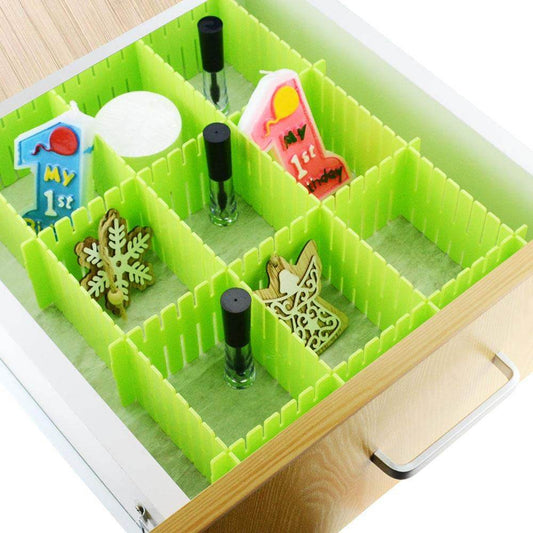 Adjustable Drawer Organizer and Kitchen Board Divider 6 pcs set - infinityexculsivestore.com