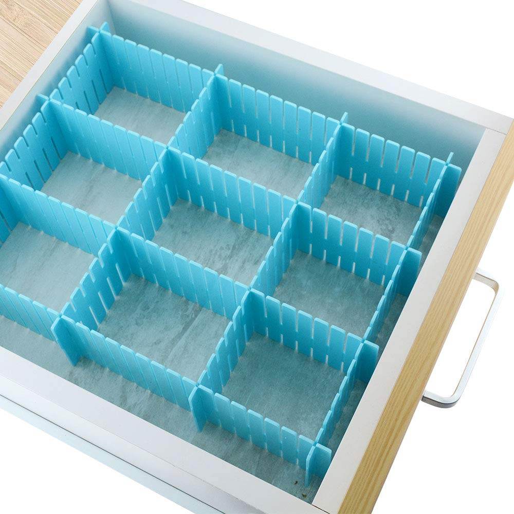 Adjustable Drawer Organizer and Kitchen Board Divider 6 pcs set - infinityexculsivestore.com