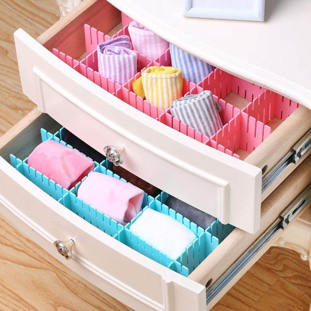 Adjustable Drawer Organizer and Kitchen Board Divider 6 pcs set - infinityexculsivestore.com