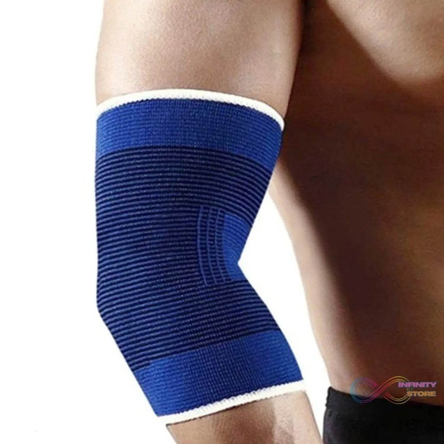 Adjustable Elbow Strap Compression Sleeves Supporter (1 Pair / With Card Packing) - infinityexculsivestore.com