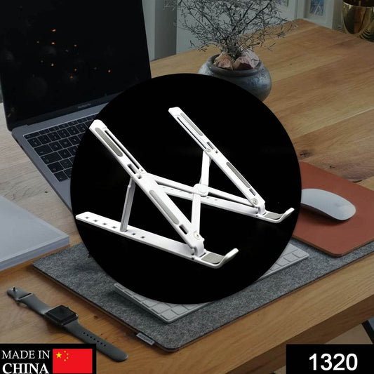 Adjustable Ergonomic Foldable Portable, Holder Riser Tablet Stand Plastic - infinityexculsivestore.com
