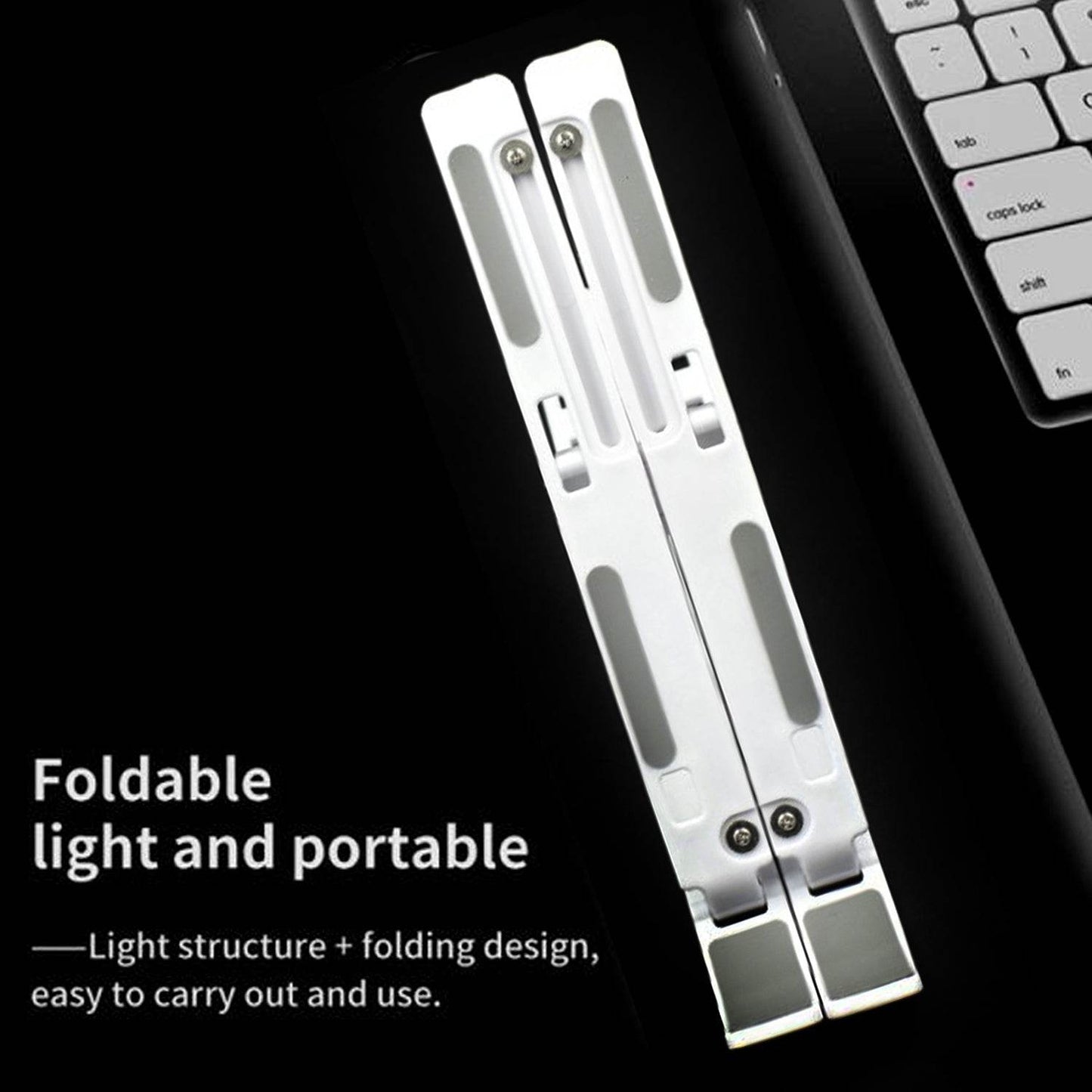 Adjustable Ergonomic Foldable Portable, Holder Riser Tablet Stand Plastic - infinityexculsivestore.com