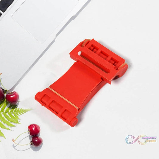 Adjustable Foldable Plastic Square Mobile Stand Premium Mobile Stand Use For Home , Office & Multiuse - infinityexculsivestore.com