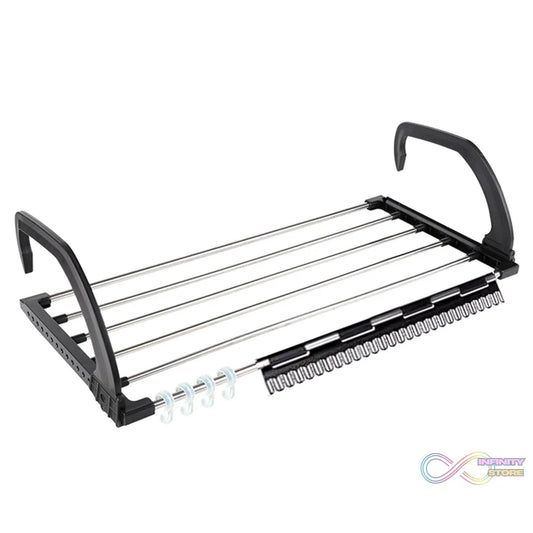 Adjustable Folding Clothes Drying Racks Hanger Shelf - infinityexculsivestore.com