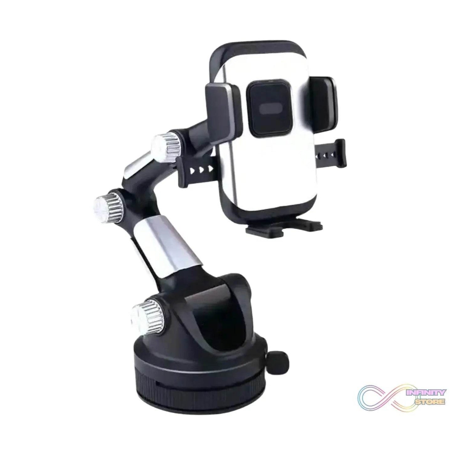 Adjustable Long-Arm Suction Cup Car Phone Holder (1 Pc) - infinityexculsivestore.com