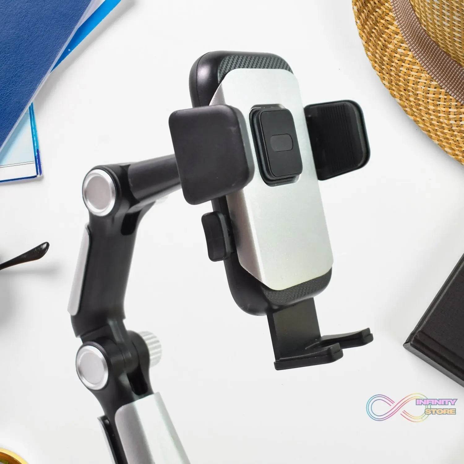Adjustable Long-Arm Suction Cup Car Phone Holder (1 Pc) - infinityexculsivestore.com