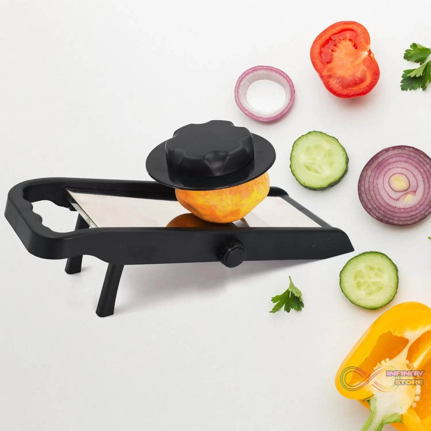 Adjustable Multipurpose Potato / Onion Slicer and Grater - infinityexculsivestore.com