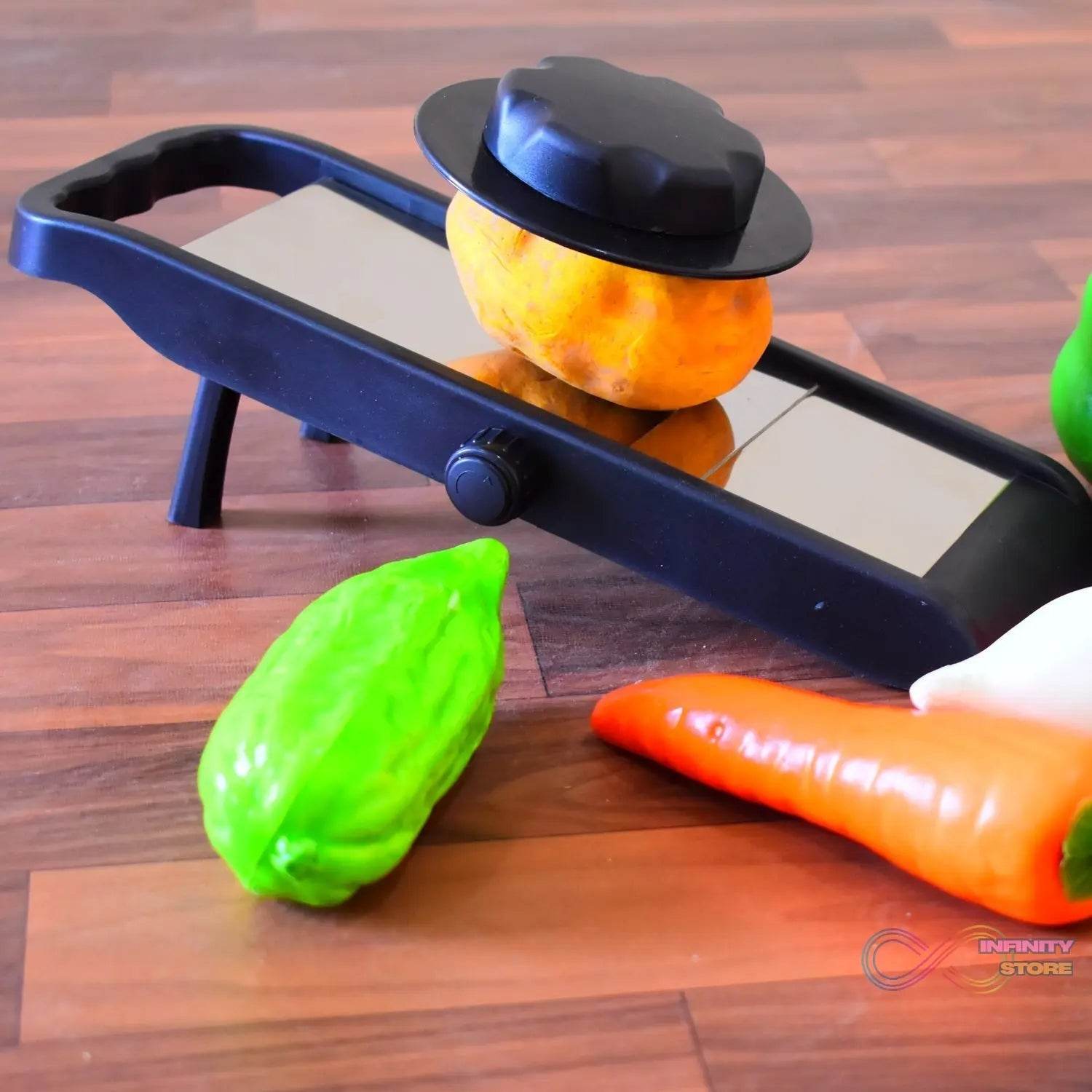 Adjustable Multipurpose Potato / Onion Slicer and Grater - infinityexculsivestore.com