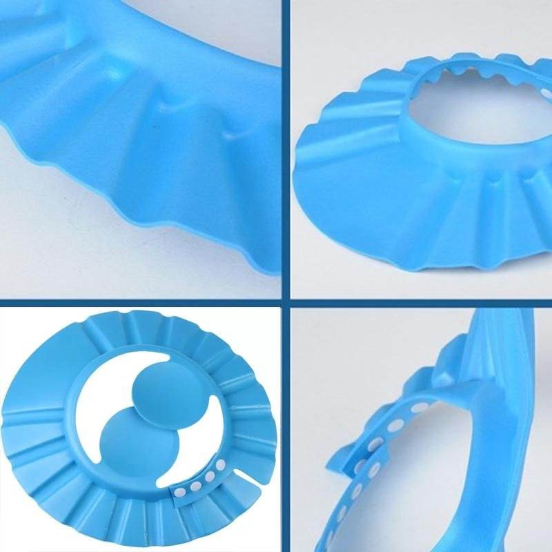Adjustable Safe Soft Baby Shower cap - infinityexculsivestore.com