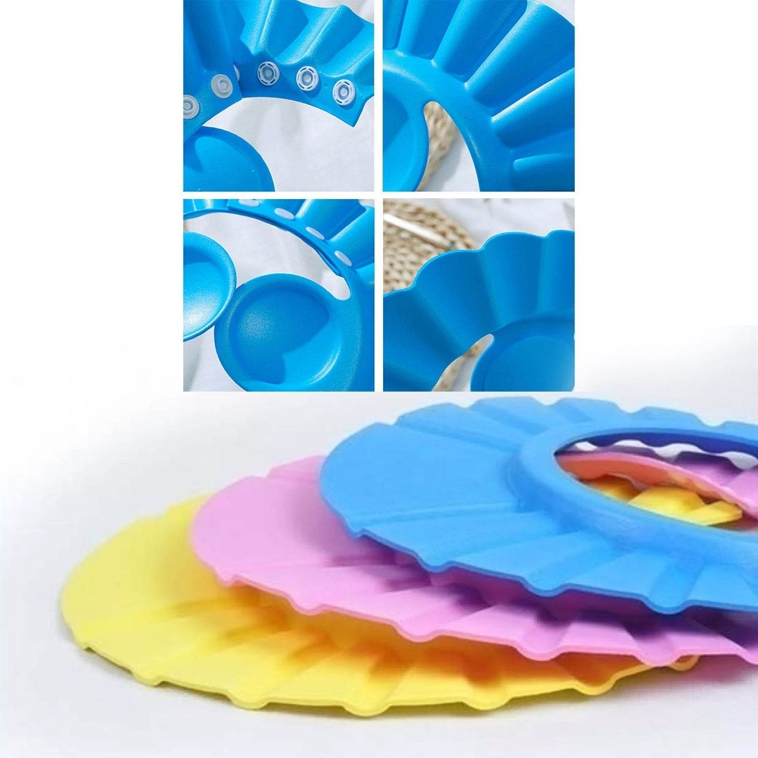 Adjustable Safe Soft Bathing Baby Shower Cap - infinityexculsivestore.com