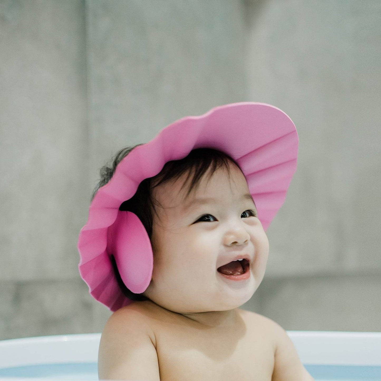 Adjustable Safe Soft Bathing Baby Shower Cap - infinityexculsivestore.com