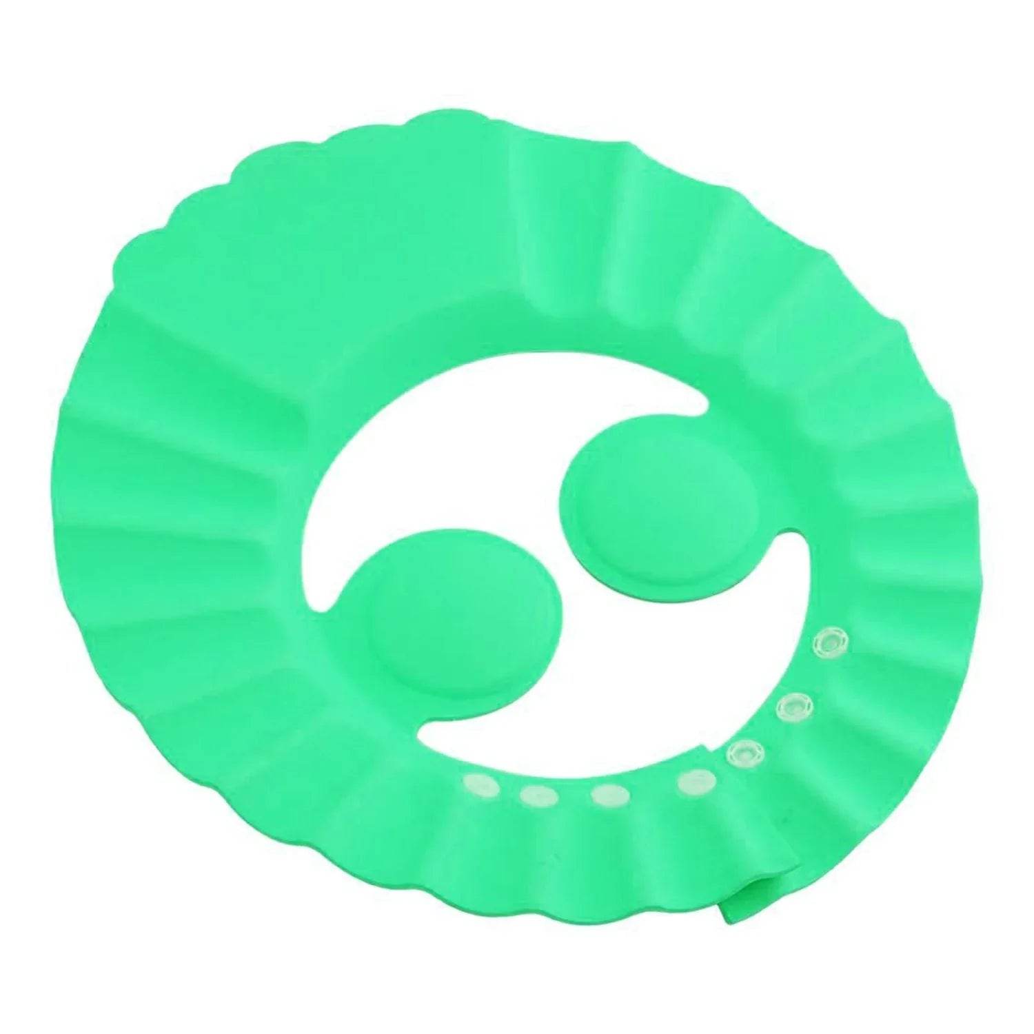 Adjustable Safe Soft Bathing Baby Shower Hair Wash Cap for Children, Baby Bath Cap Shower Protection for Eyes and Ear, - infinityexculsivestore.com