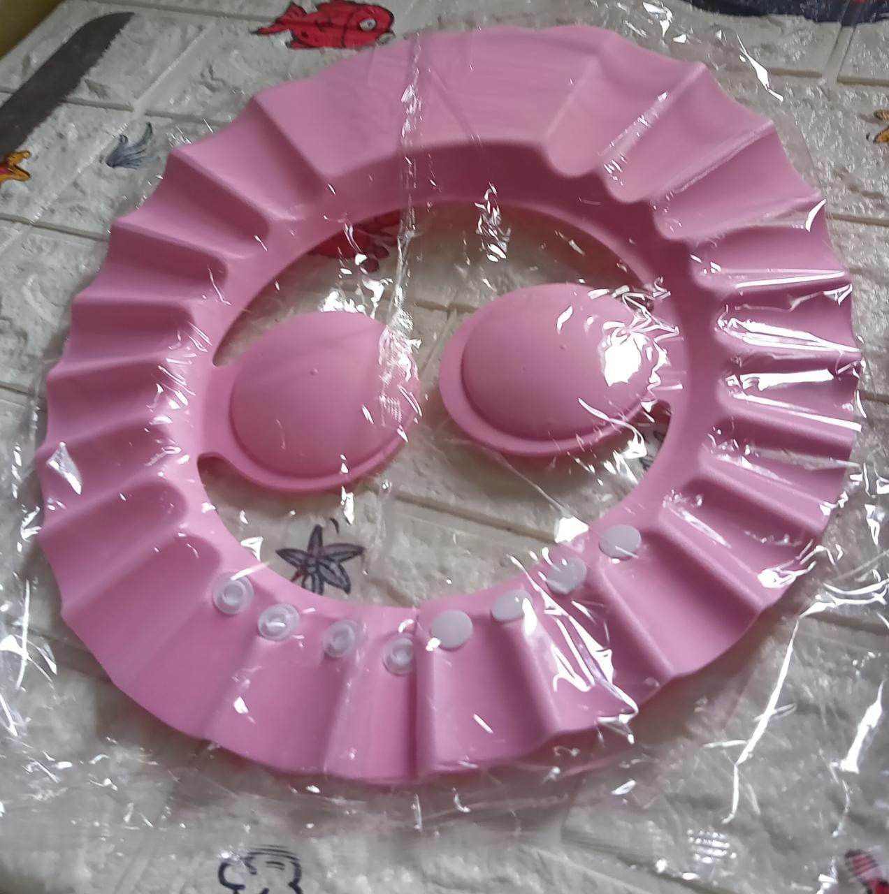 Adjustable Safe Soft Bathing Baby Shower Hair Wash Cap for Children, Baby Bath Cap Shower Protection for Eyes and Ear, - infinityexculsivestore.com