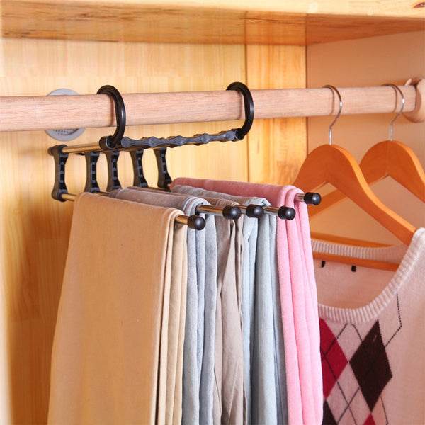 Adjustable Trouser Pants Hanger Organizer - infinityexculsivestore.com