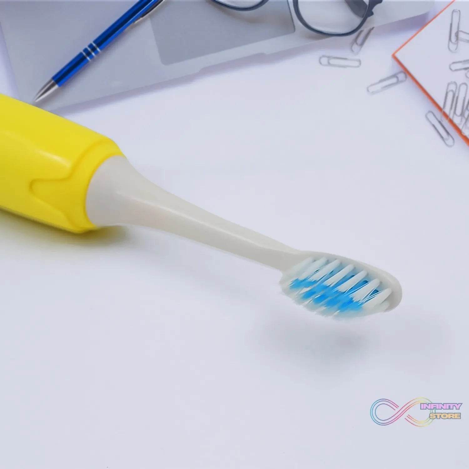 Adult Waterproof Electric Toothbrush 1 Head Battery Operated Toothbrush (1 Pc / Battery Not Included / Mix Color) - infinityexculsivestore.com