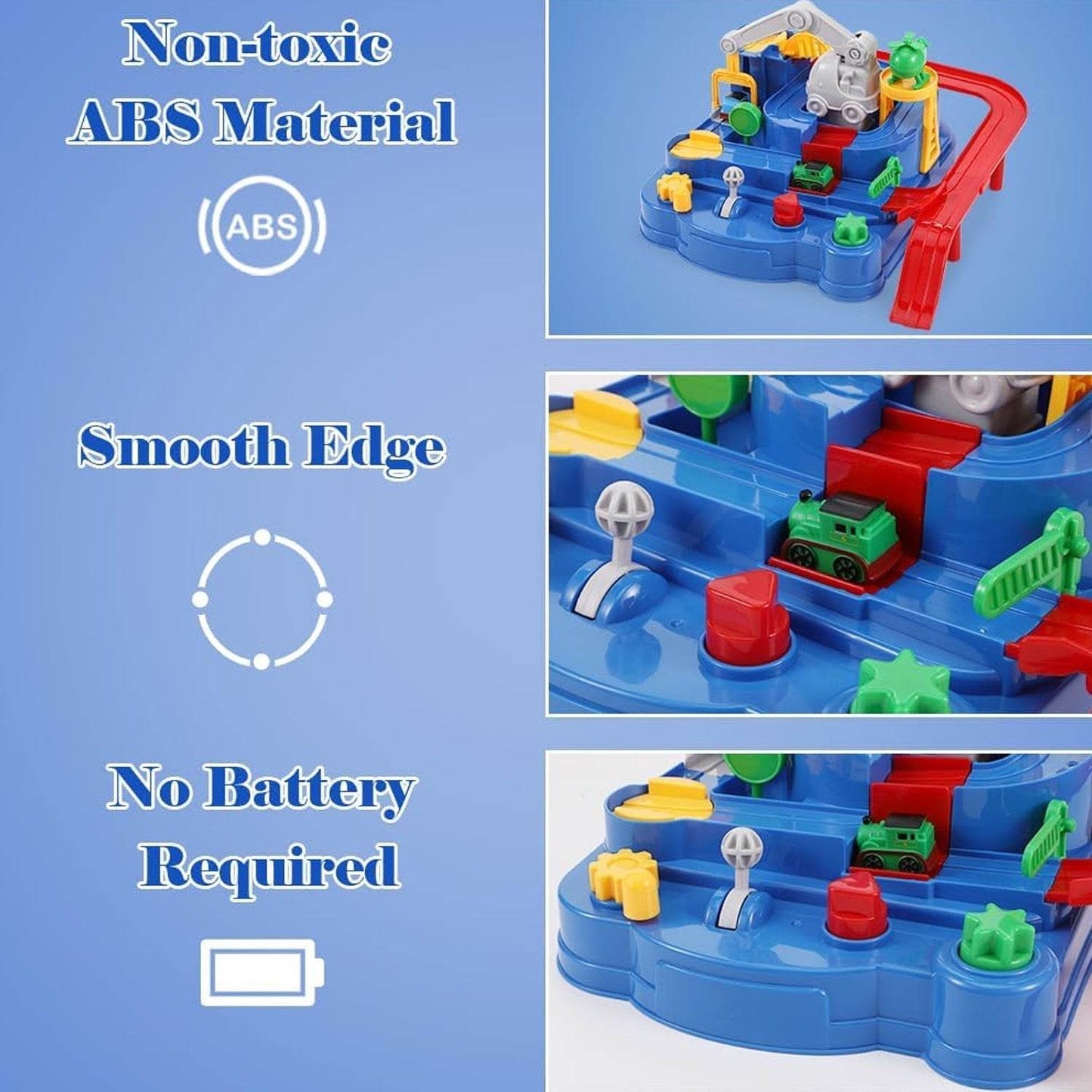 Adventure Toys, City Rescue Preschool Toy, Race Tracks for Boys, Parent-Child Interactive Kids Race Car Track Play sets (Adventure Toy) - infinityexculsivestore.com