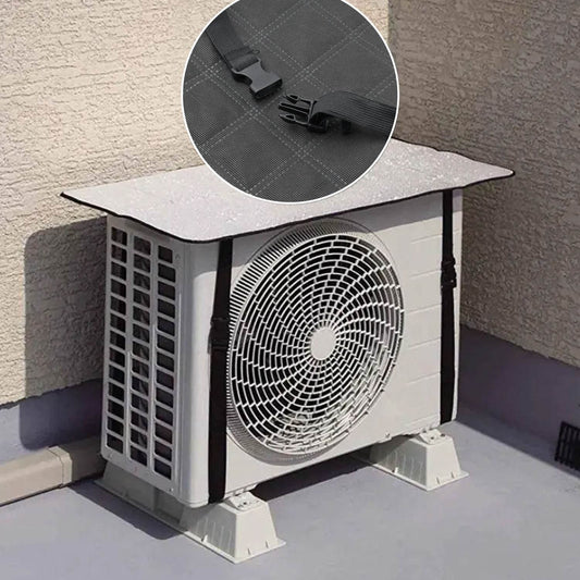 Air Conditioner Outdoor Unit Cover, Outdoor Unit Protective Cover, Aluminum Foil Material, Sun, Rain, Snow, Wind, Dust, Protects Outdoor Units Cover (Big) - infinityexculsivestore.com