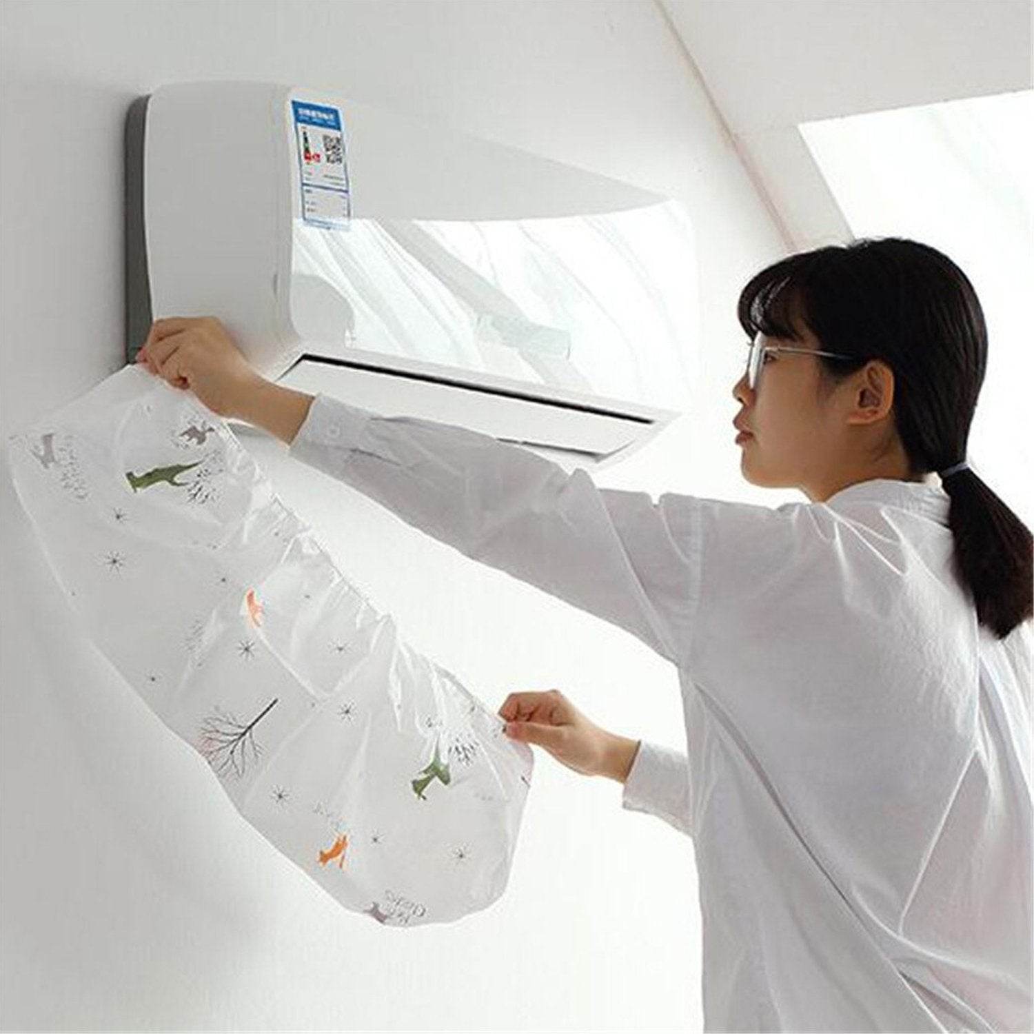 Air Conditioning Dust Cover Waterproof Folding Ac Cover - infinityexculsivestore.com