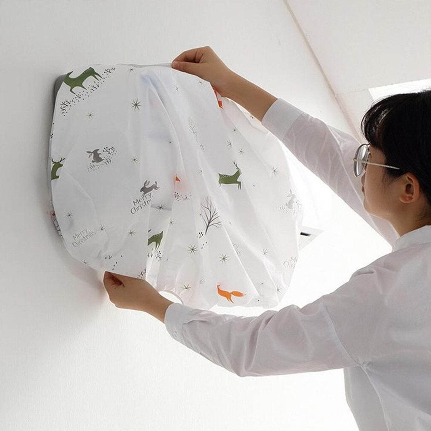Air Conditioning Dust Cover Waterproof Folding Ac Cover - infinityexculsivestore.com