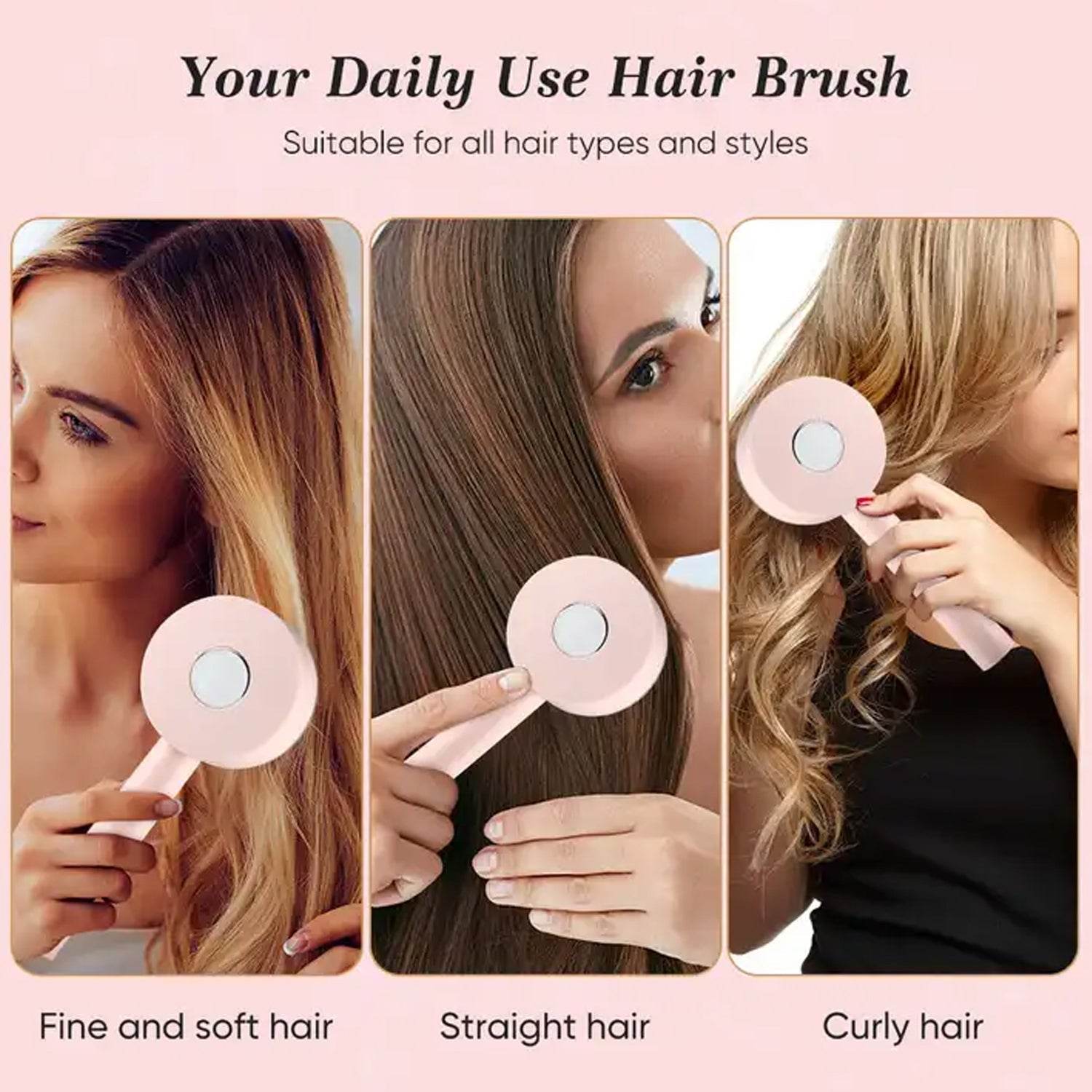 Air Cushion Massage Brush with Long Handle & Self-Cleaning Detangling Comb - infinityexculsivestore.com
