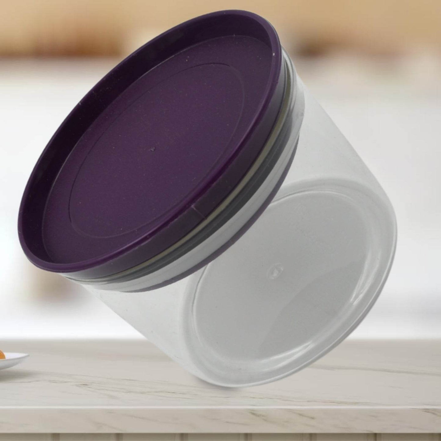 Air Tight & Unbreakable Kitchen Jar Set Food Storage Containers for Dry Fruits, Spices, Snacks, Pulses (2 Pcs Set) - infinityexculsivestore.com