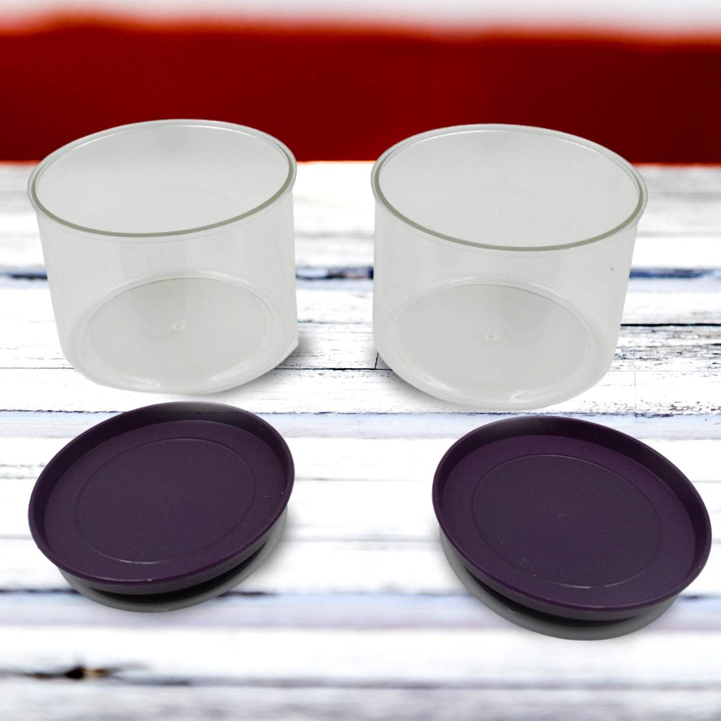 Air Tight & Unbreakable Kitchen Jar Set Food Storage Containers for Dry Fruits, Spices, Snacks, Pulses (2 Pcs Set) - infinityexculsivestore.com
