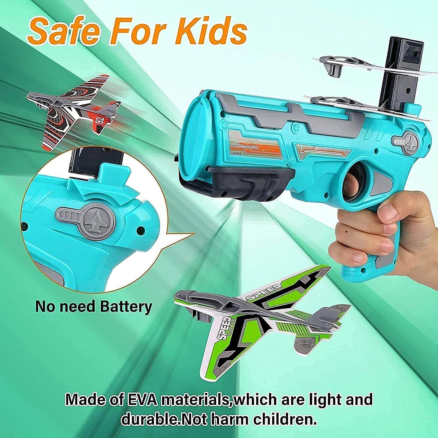 Airplane Launcher Toy with Foam Planes, 5-Pack - infinityexculsivestore.com