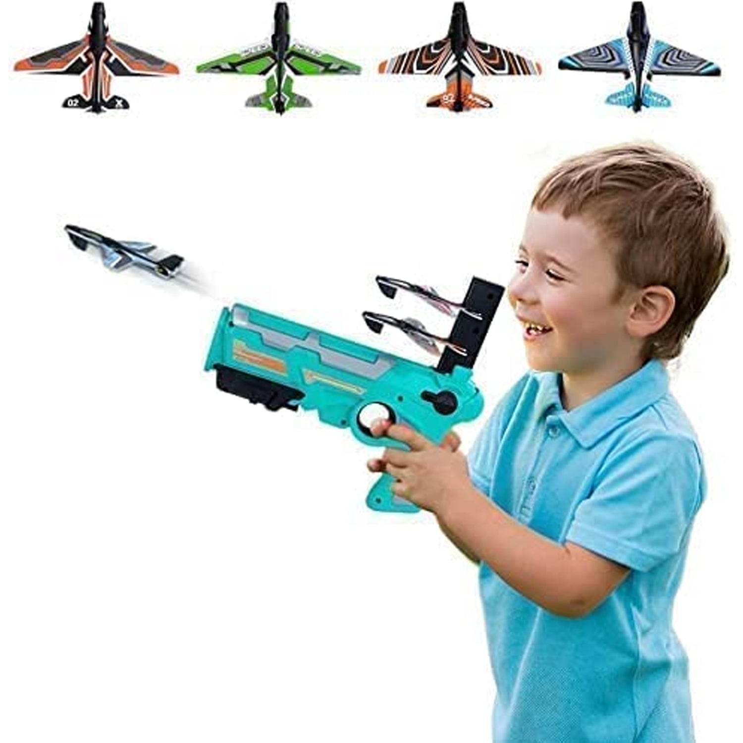 Airplane Launcher Toy with Foam Planes, 5-Pack - infinityexculsivestore.com